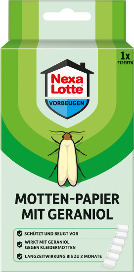 NEXA-LOTTE Motten-Papier mit Geraniol